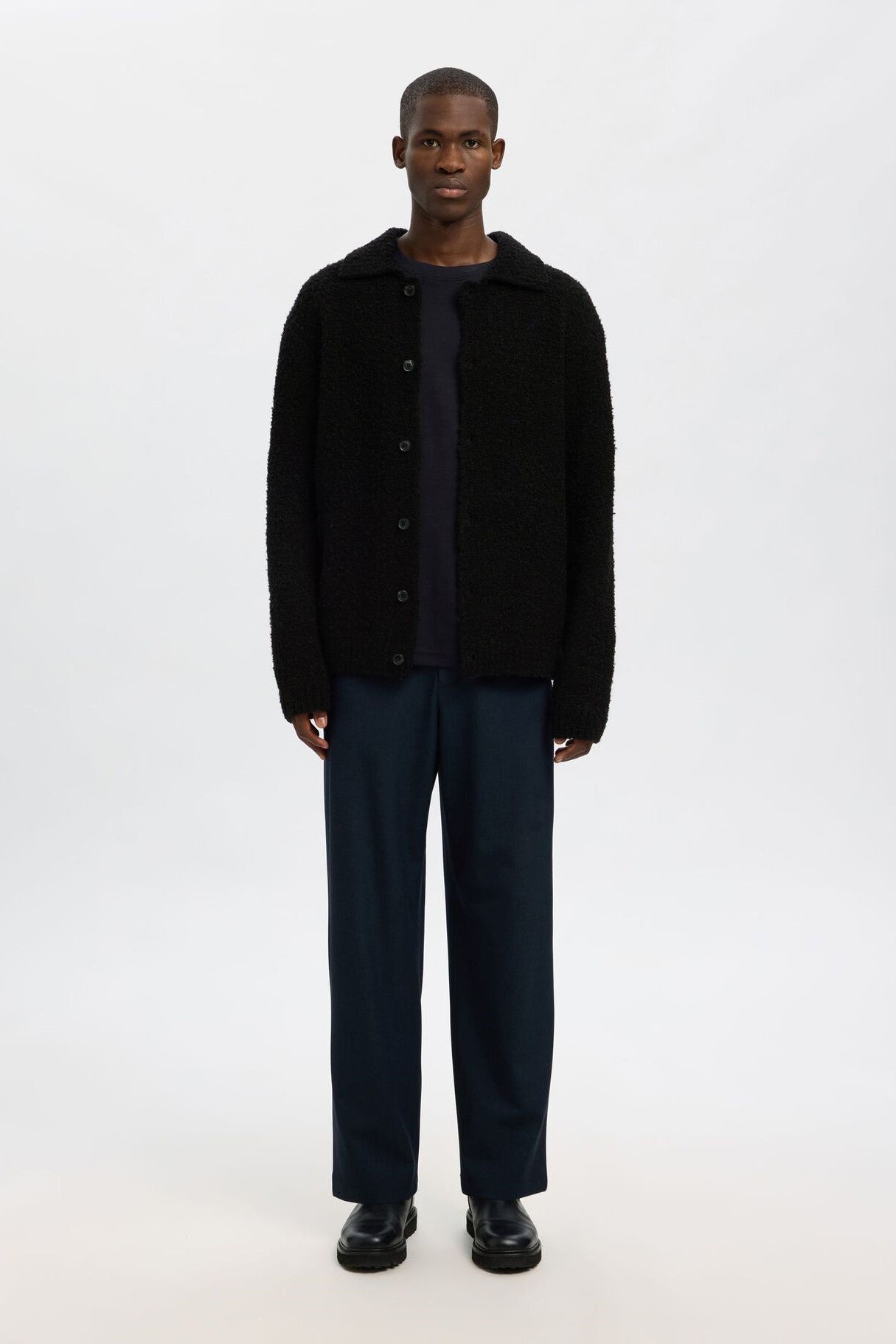 Polo cardigan - Selected - 16098360 Loyd