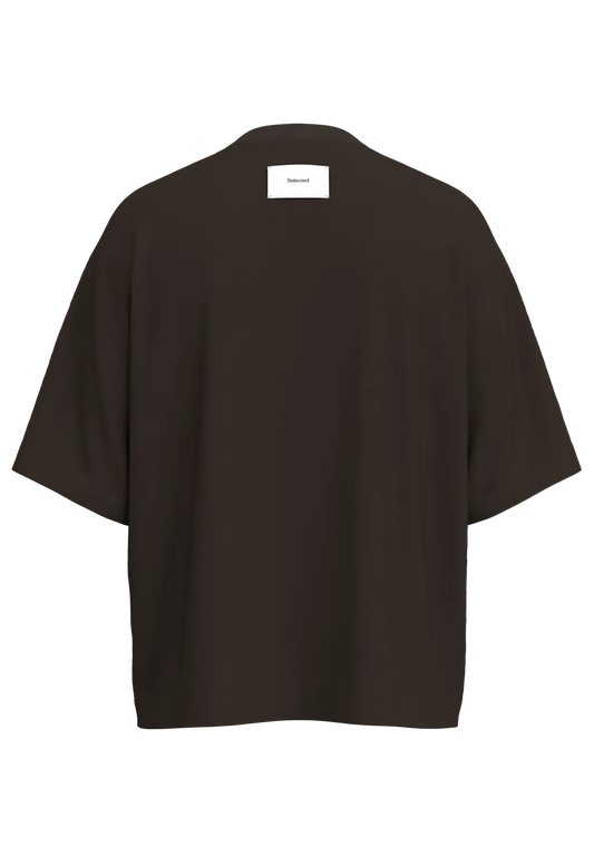 T-Shirt - Selected - 16100438 Boxylogan