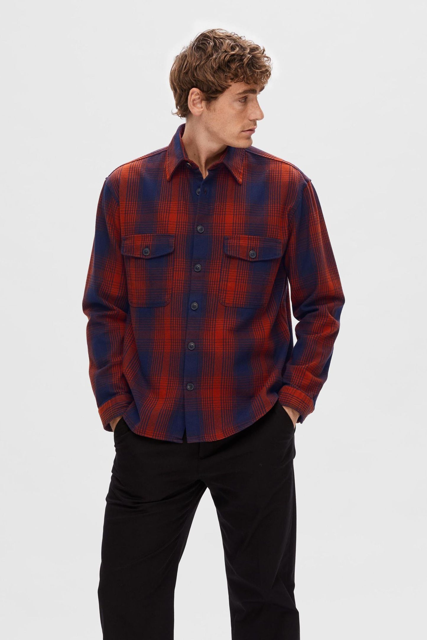 OVERSHIRT - SELECTED - 16090168 MASON