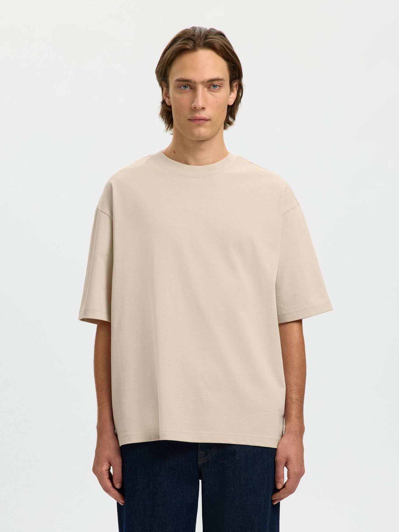 T-shirt - Selected - 16100130 Relax Aspen