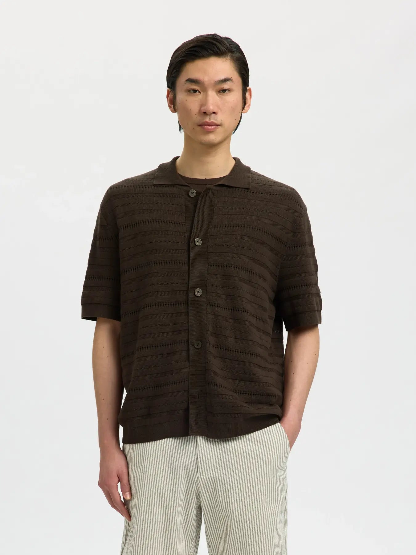Polo Cardigan - Selected - 16100075 Palle