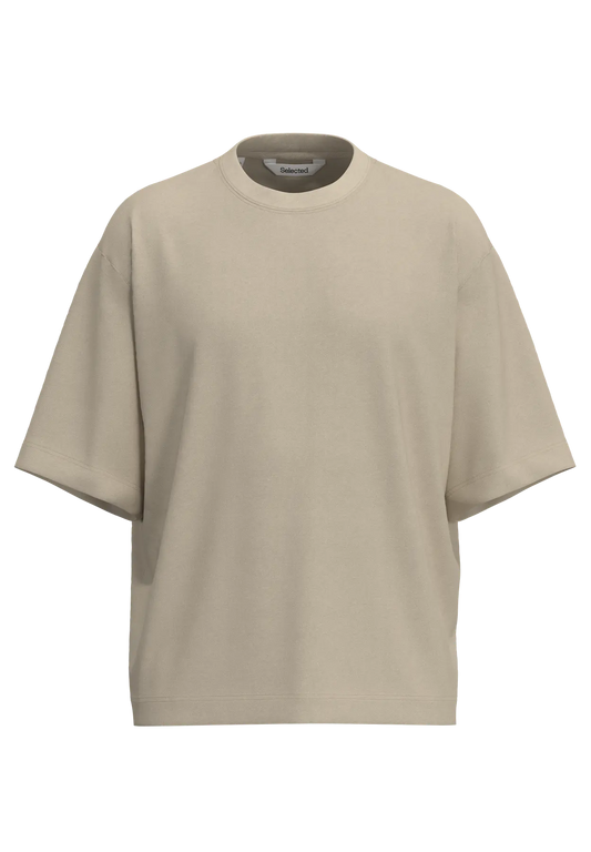 T-Shirt - Selected - 16100438 Boxylogan