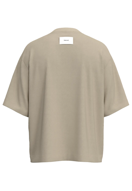 T-Shirt - Selected - 16100438 Boxylogan