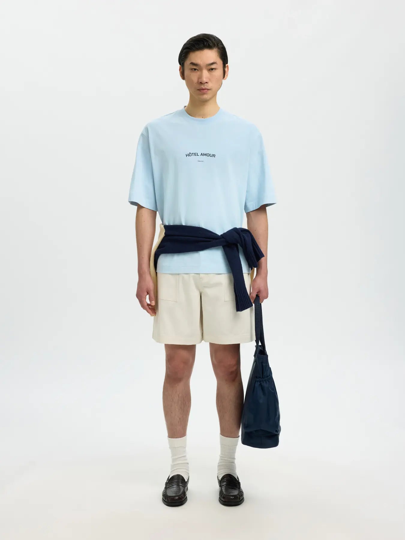 T-shirt - Selected - 16100453 Liam Hotel