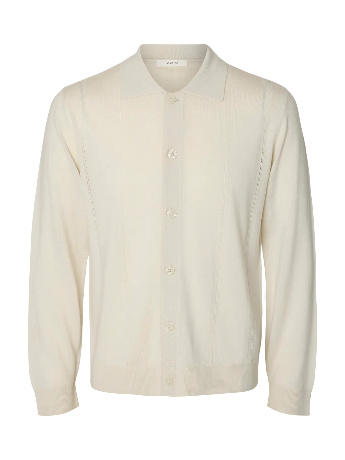 Polo Cardigan - Selected - 16101880 Tray