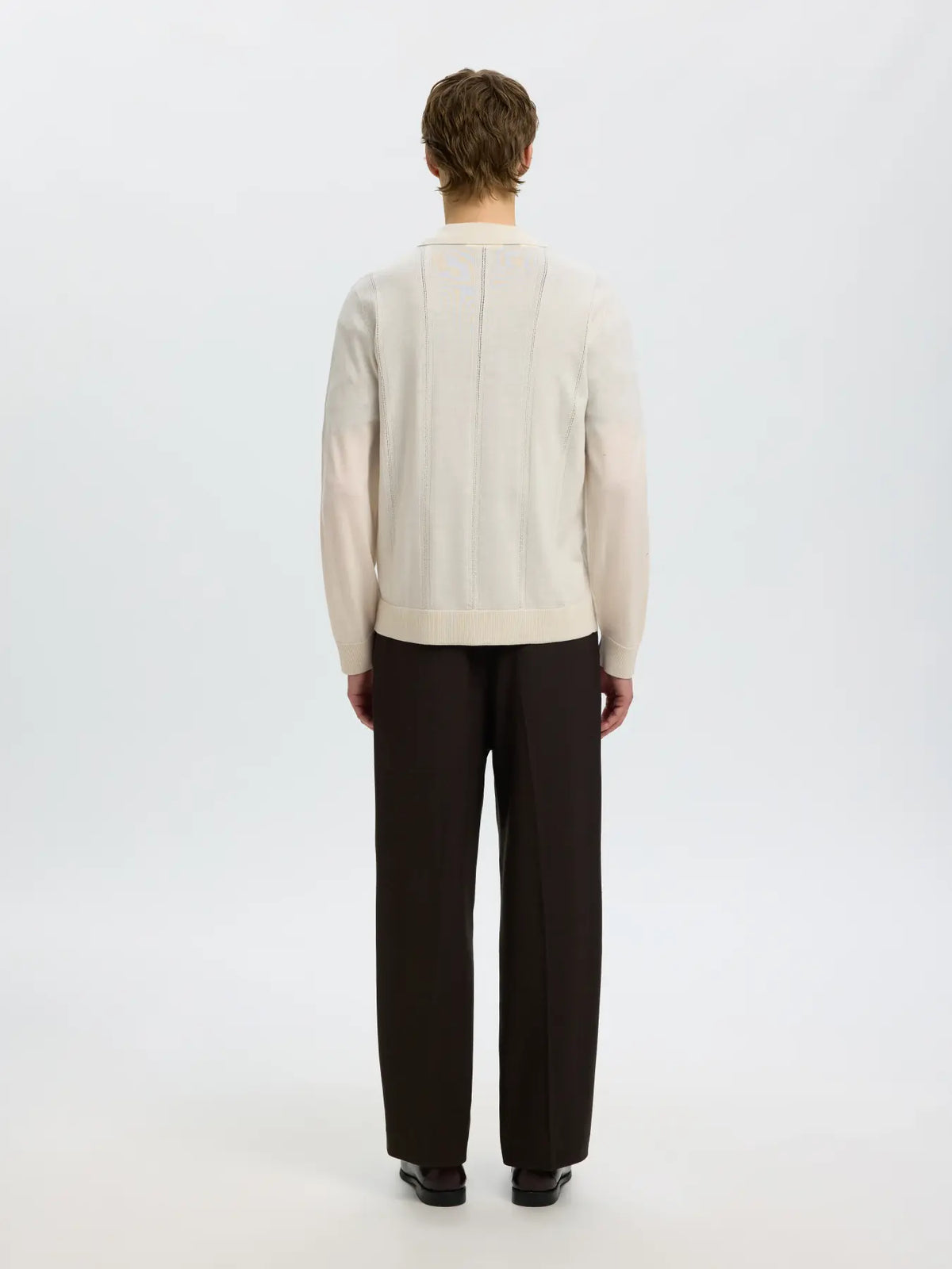 Polo Cardigan - Selected - 16101880 Tray