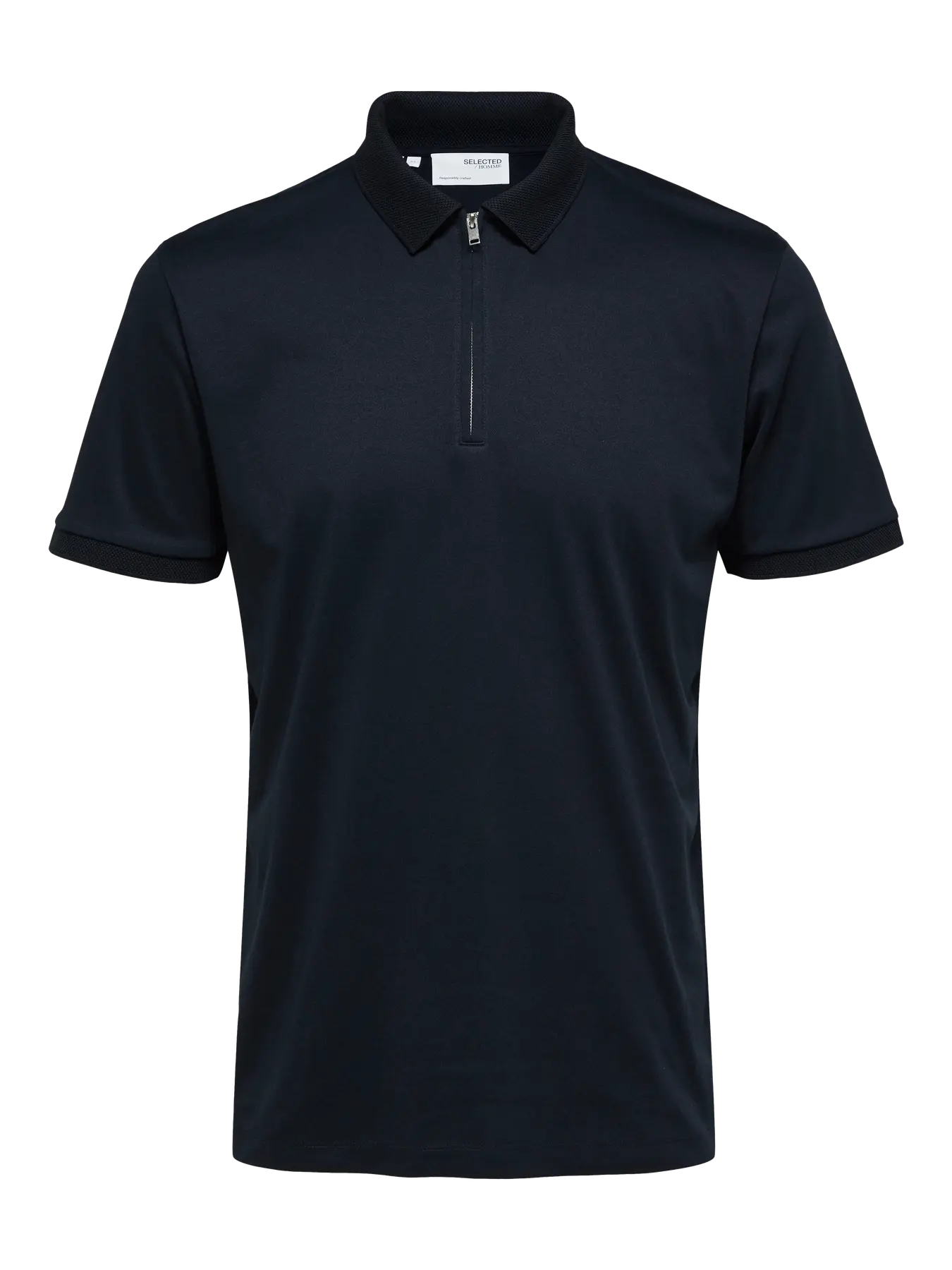 Polo - Selected - 16079026 Fave zip