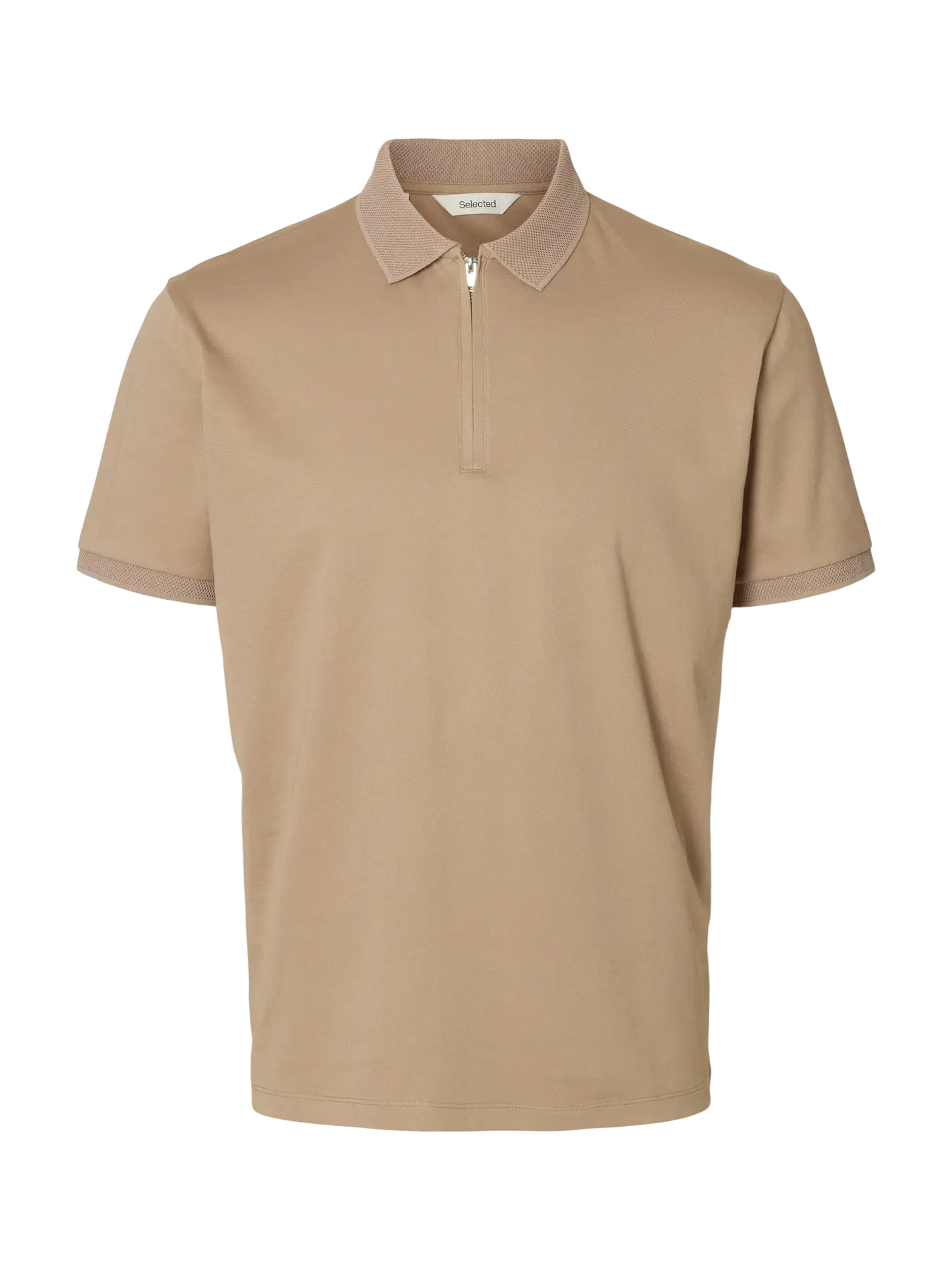 Polo - Selected - 16079026 Fave zip