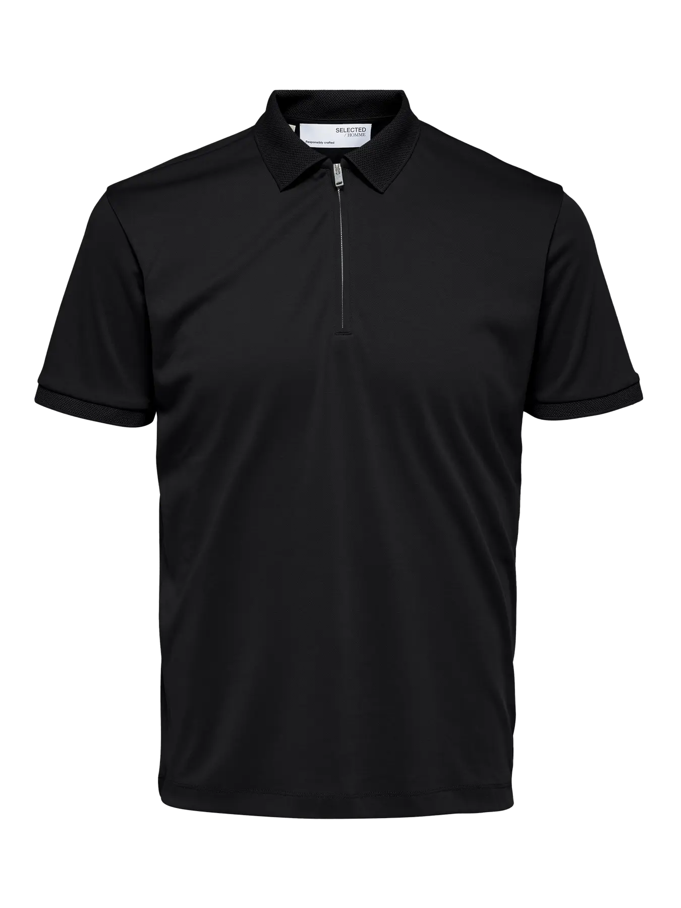 Polo - Selected - 16079026 Fave zip