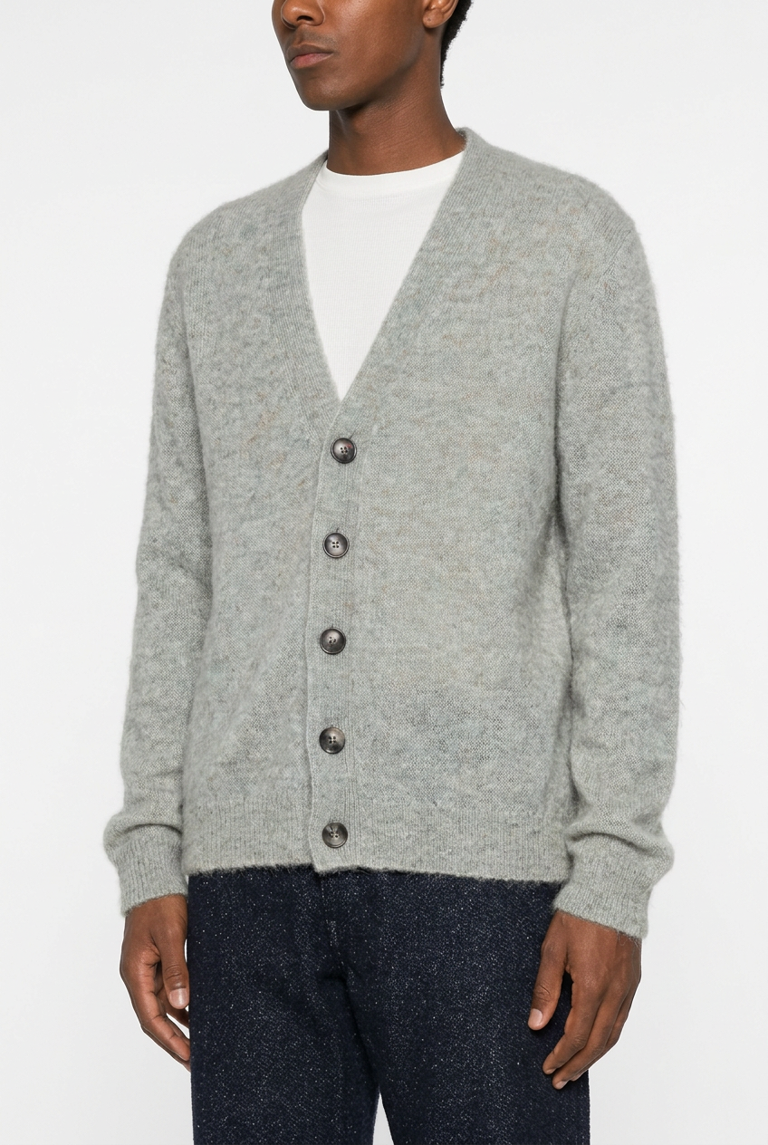 Cardigan grigio chiaro, seconda foto