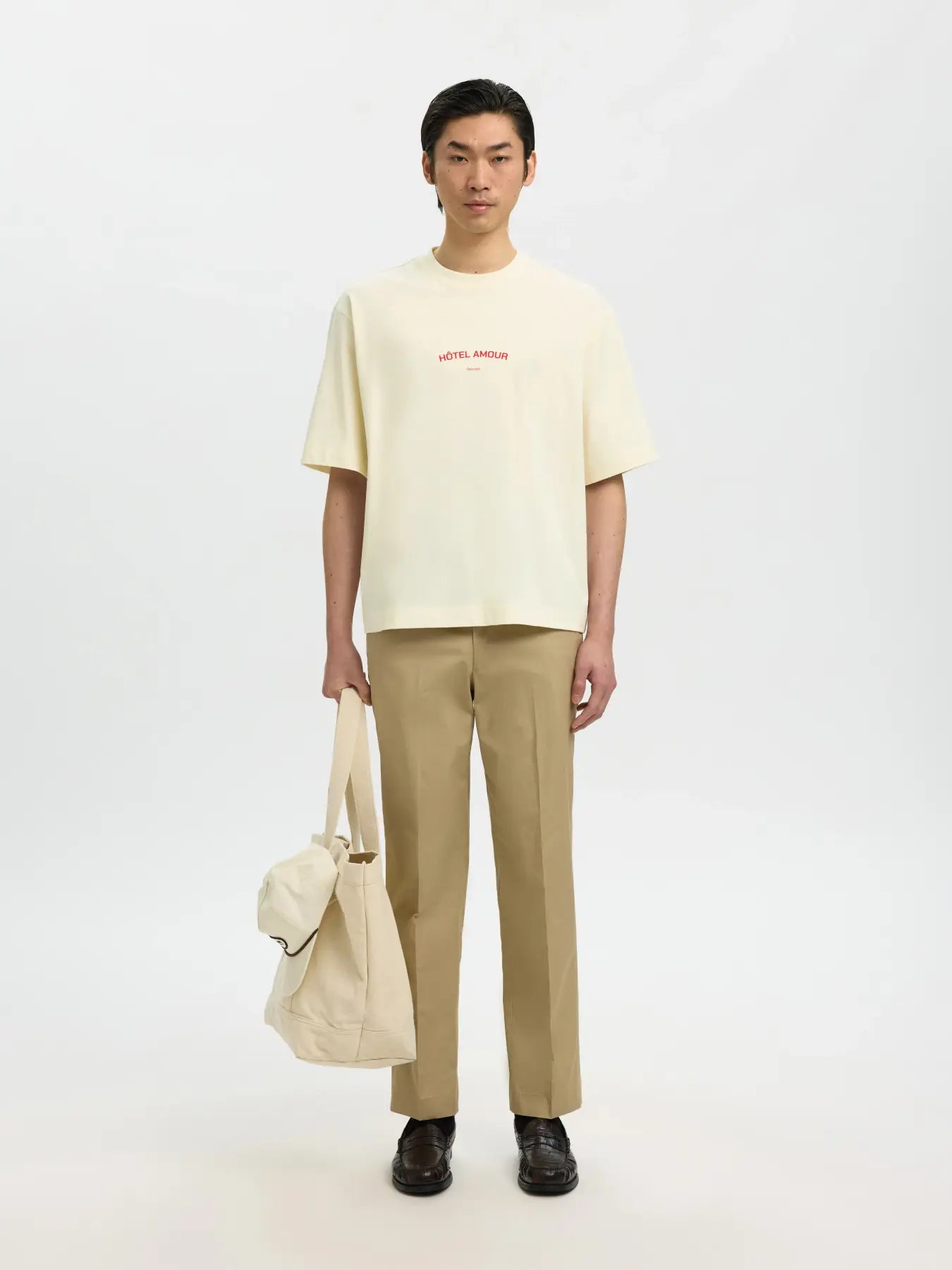 T-shirt - Selected - 16100453 Liam Hotel