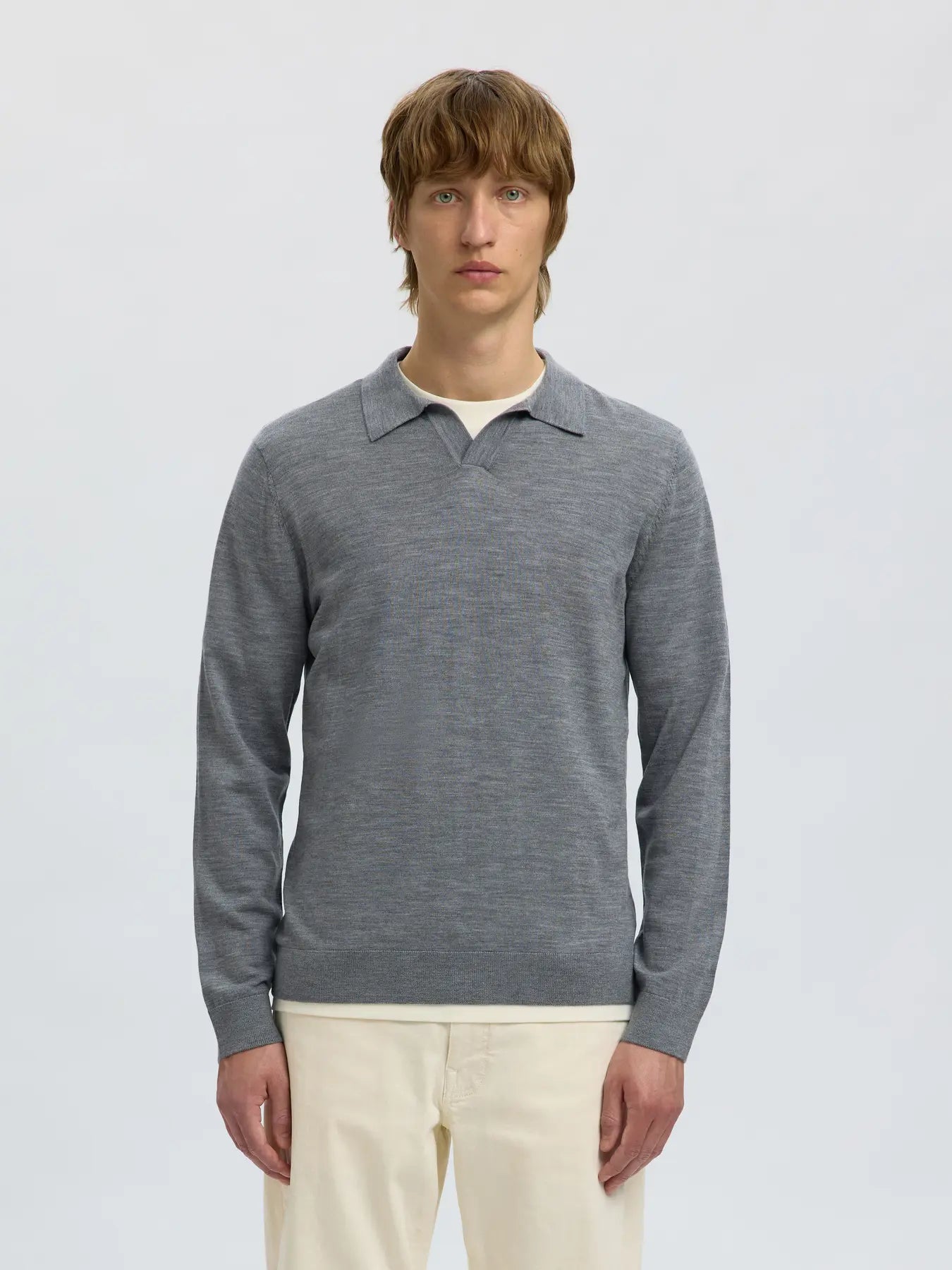 Maglia - Selected - 16098327 Open Polo Tray