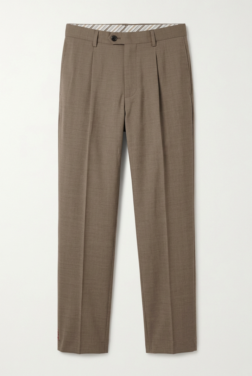 Pantaloni tortora, solo capo