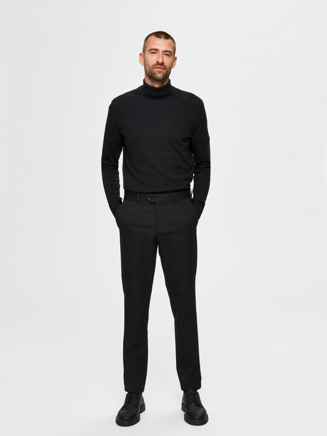 SWEATER - SELECTED - 16074684 BERG ROLL NECK