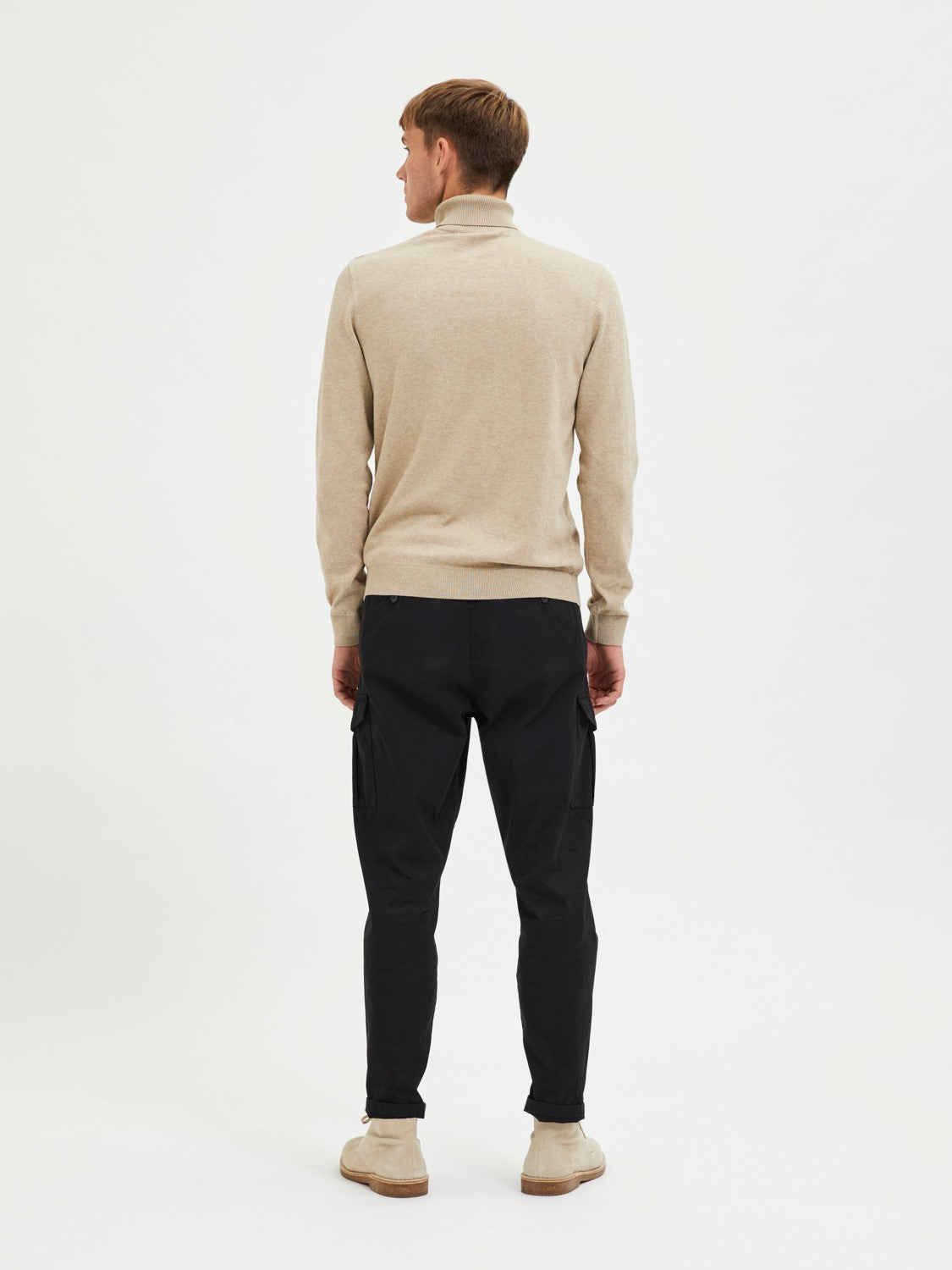 SWEATER - SELECTED - 16074684 BERG ROLL NECK