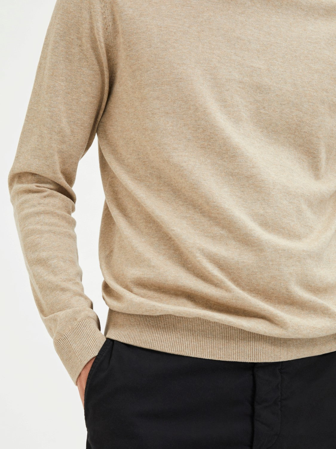 SWEATER - SELECTED - 16074684 BERG ROLL NECK