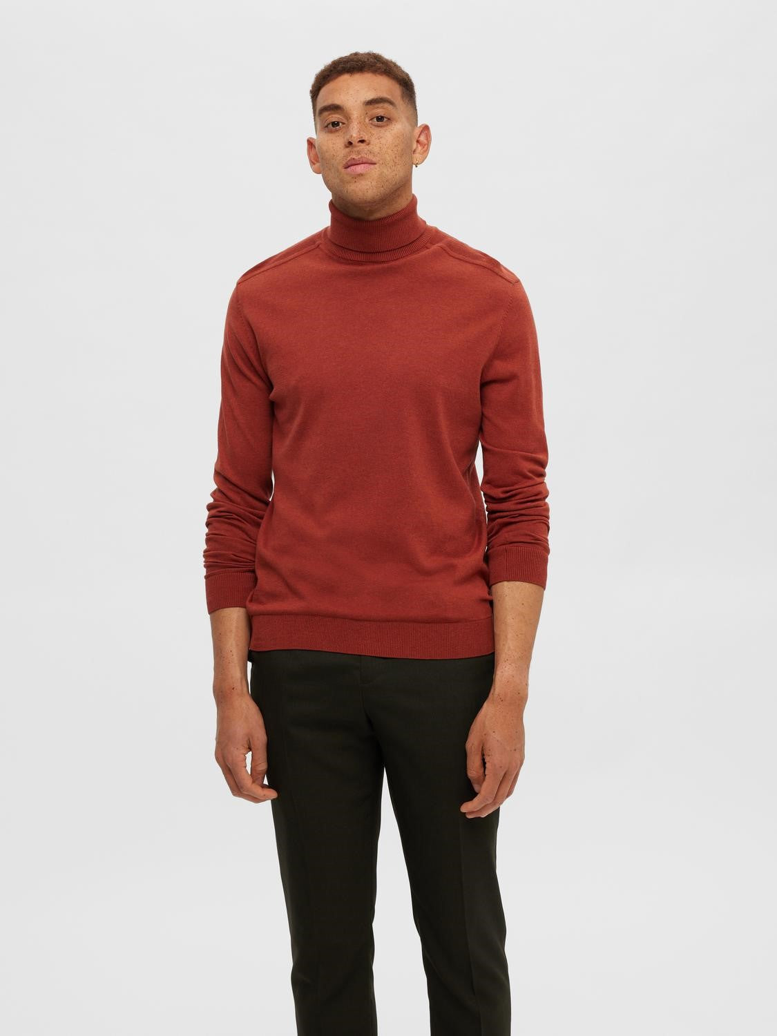 SWEATER - SELECTED - 16074684 BERG ROLL NECK