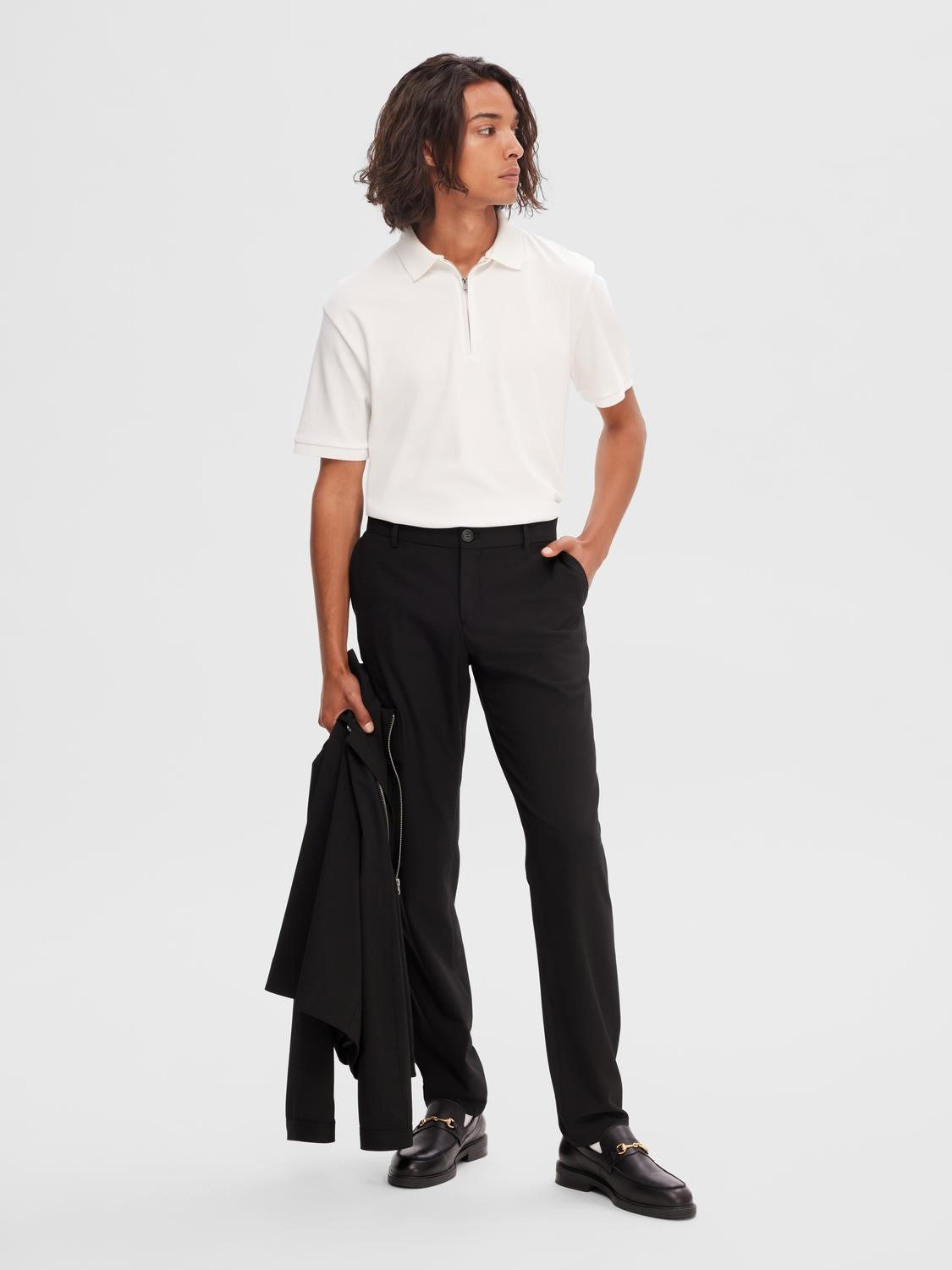 TROUSERS - SELECTED - 16090460 ROBERT