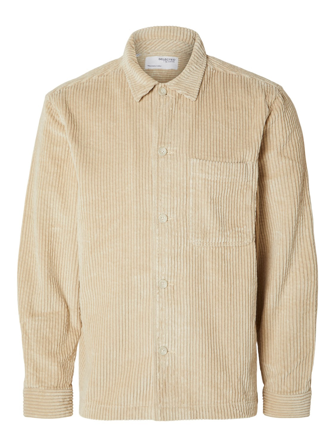 OVERSHIRT - SELECTED - 16090992 CORD