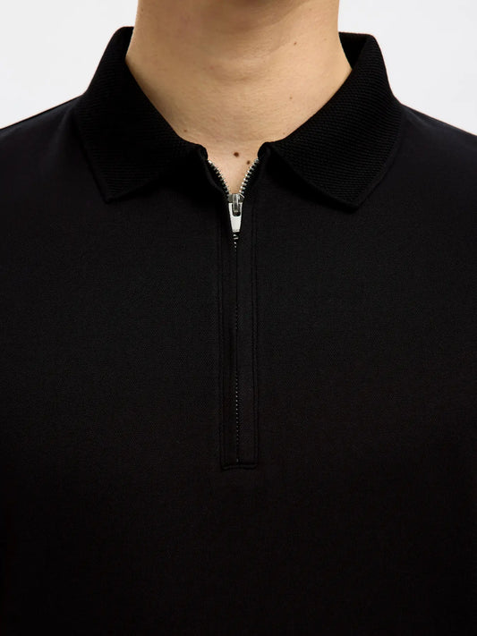 Polo - Selected - 16079026 Fave zip