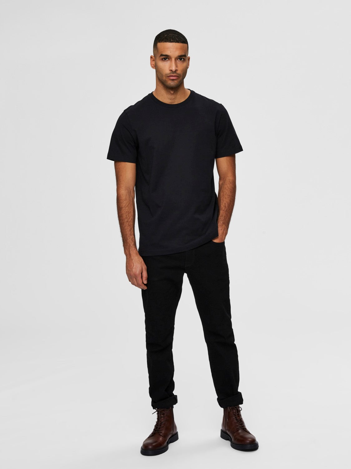 T-SHIRT - SELECTED - 16077365 NORMAN