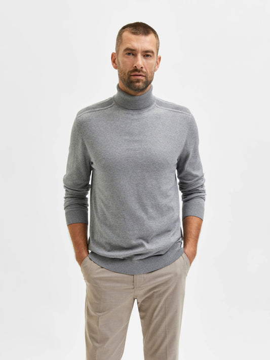 SWEATER - SELECTED - 16074684 BERG ROLL NECK