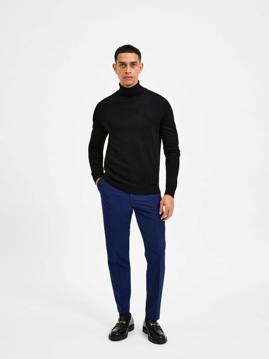 SWEATER - SELECTED - 16084840 TOWN MERINO