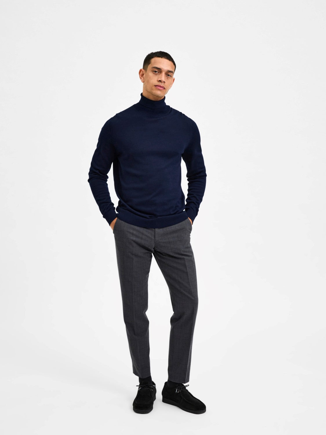 SWEATER - SELECTED - 16084840 TOWN MERINO