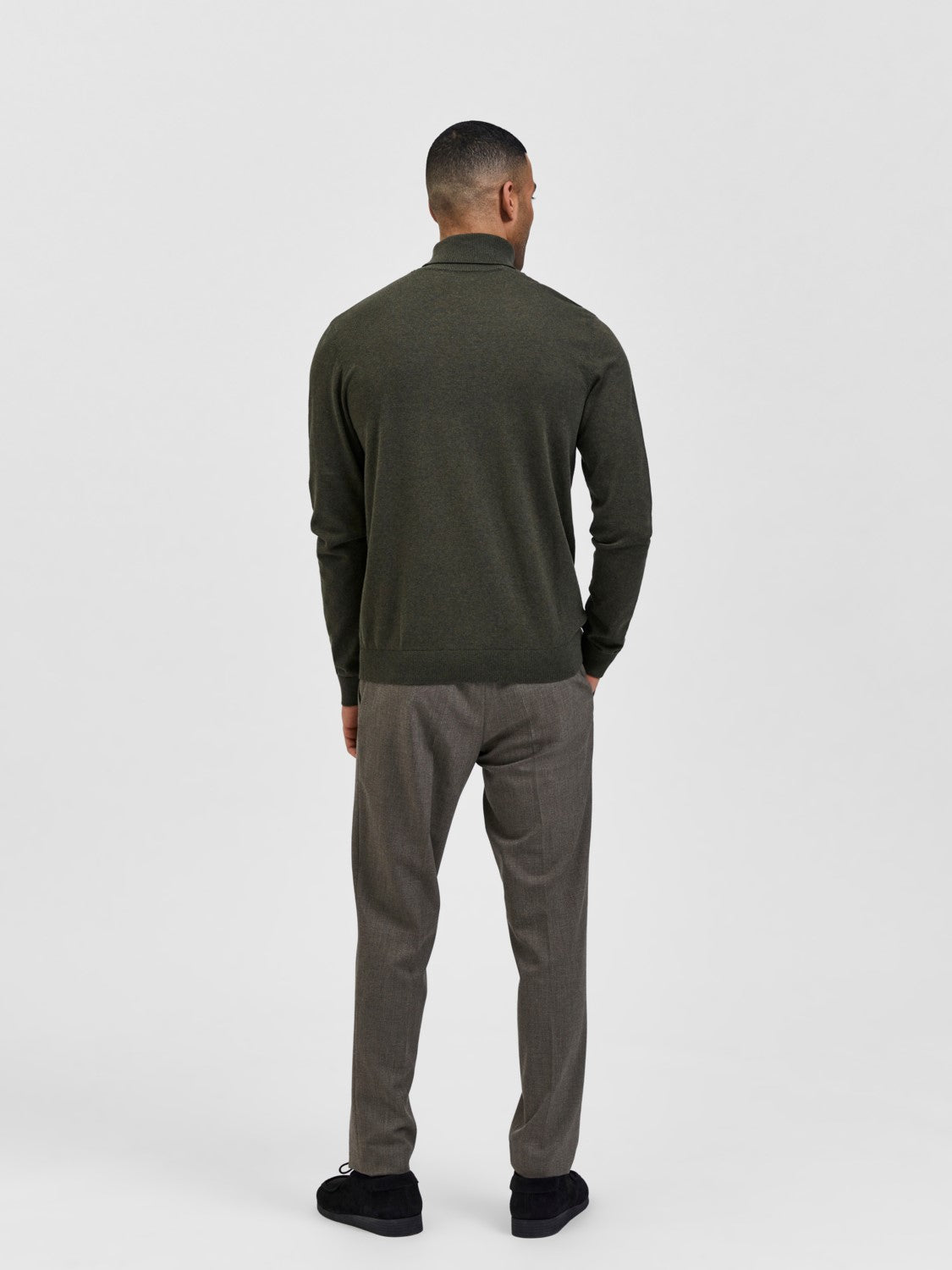 SWEATER - SELECTED - 16074684 BERG ROLL NECK