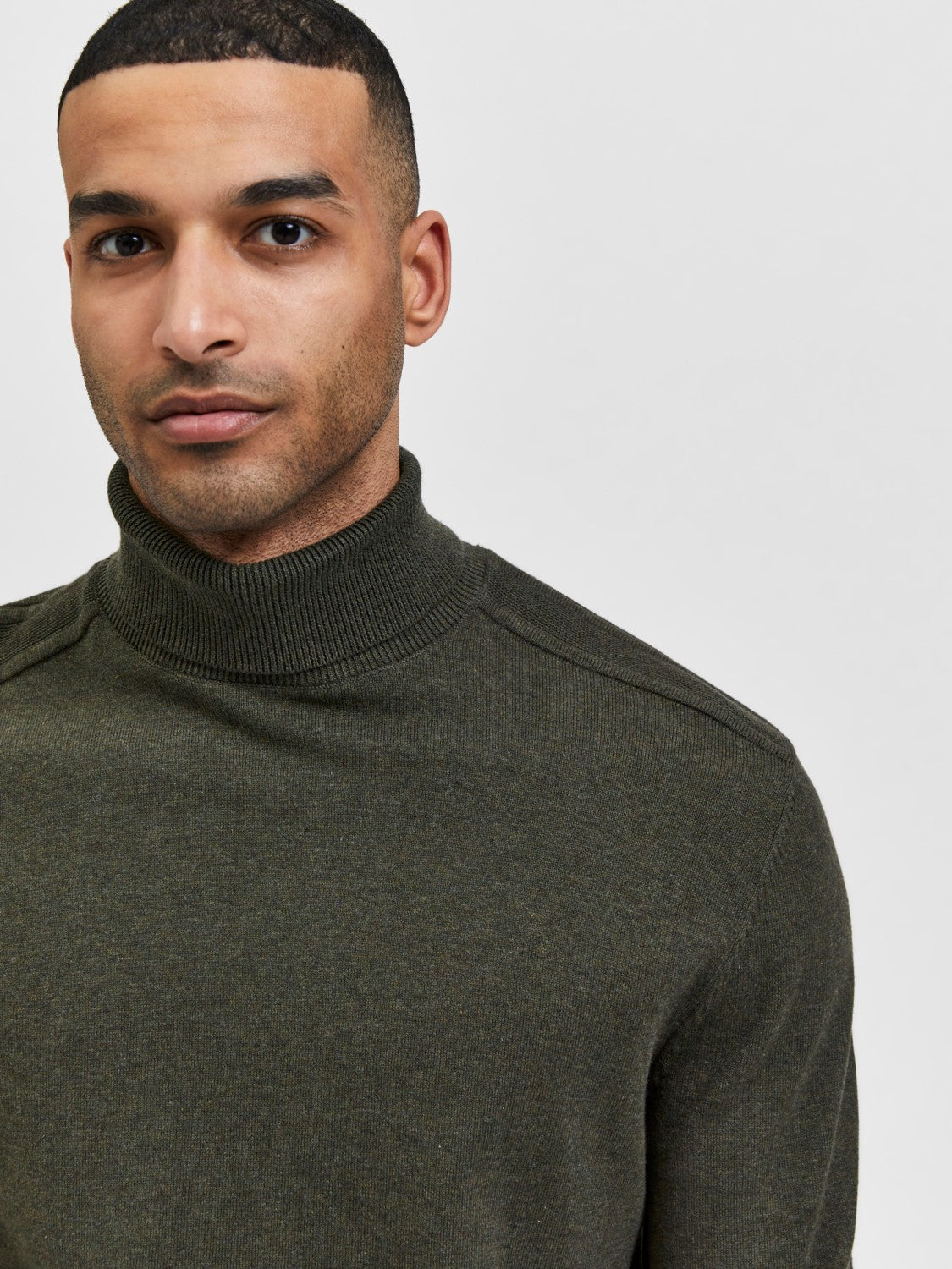 SWEATER - SELECTED - 16074684 BERG ROLL NECK