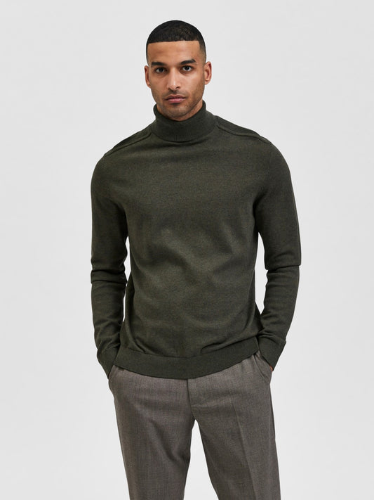 SWEATER - SELECTED - 16074684 BERG ROLL NECK