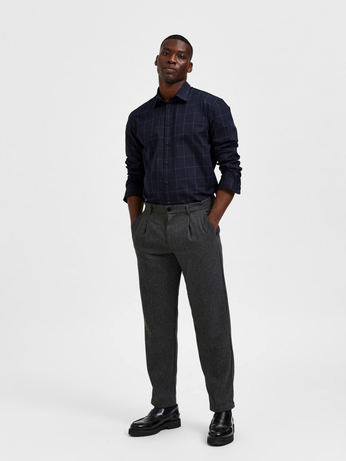 TROUSERS - SELECTED - 16086801 TROY